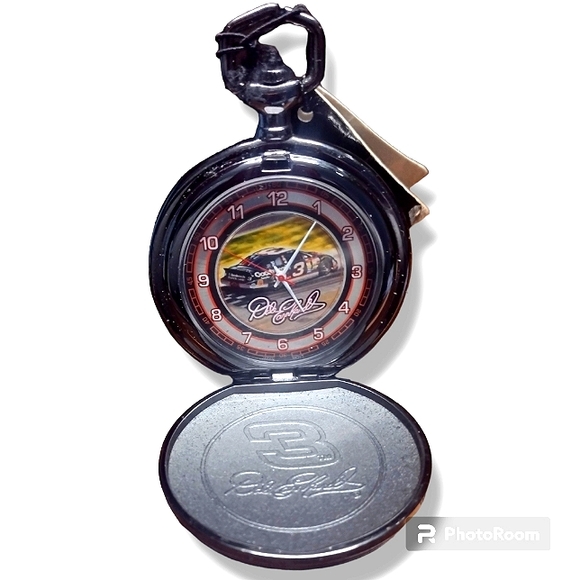 Commemorative Dale Earnhardt Sr. Franklin Mint Pocket Watch & Leather Case - Picture 7 of 16